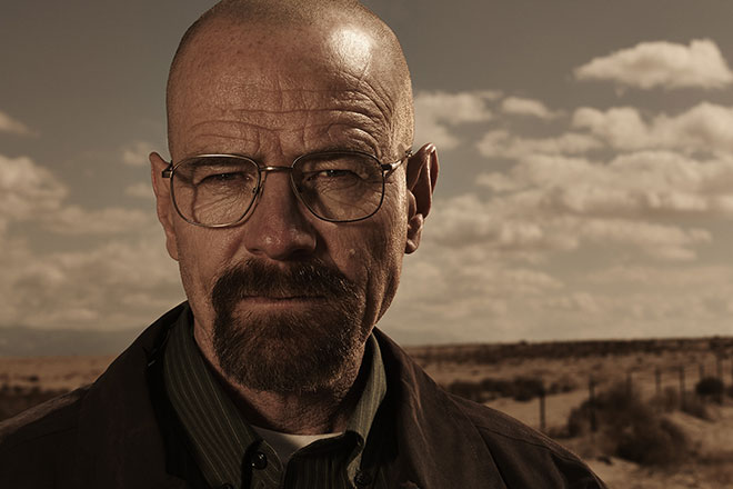 Walter White from Breaking Bad portrayed by Bryan Cranston